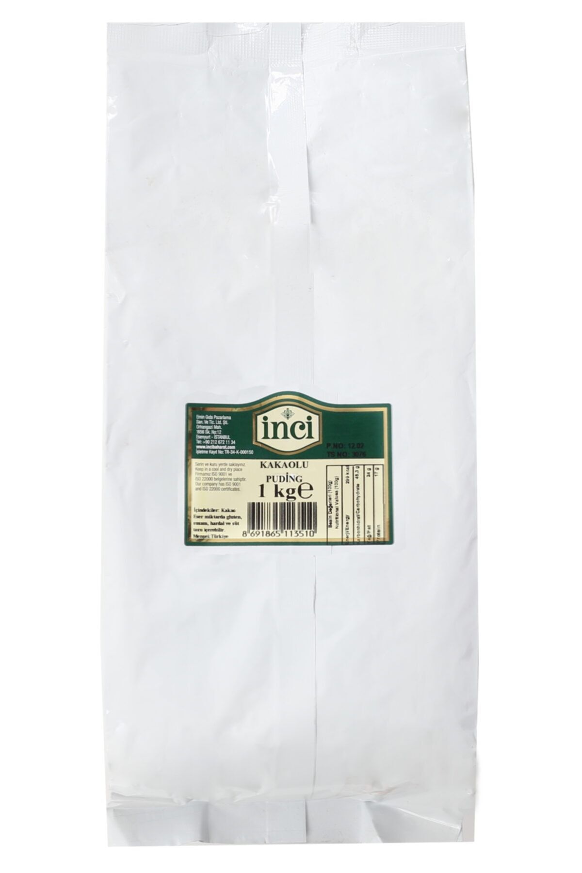 İnci Baharat - Kakaolu Puding 1 kg