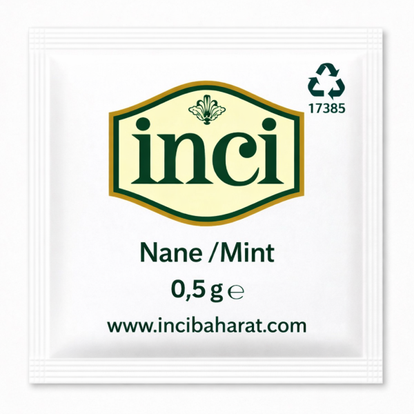İNCİ BAHARAT - TEK KULLANIMLIK NANE (0,5 GRAM - 2000 ADET)